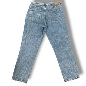 Wrangler Blue High-Rise Mom Denim Style